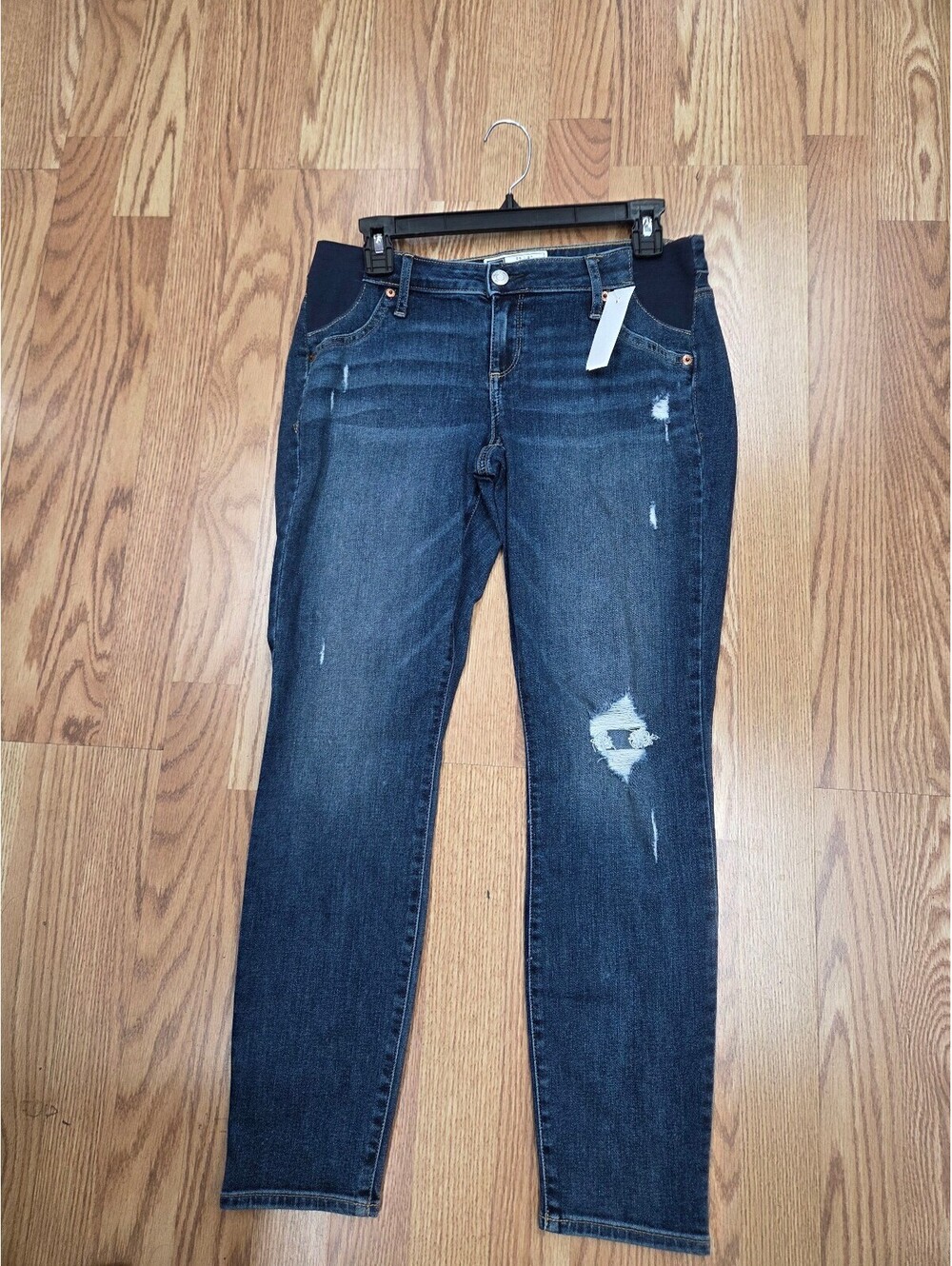 NWOT GAP TRUE SKINNY Ankle Maternity Denim Blue Jeans.  Size 29/8R